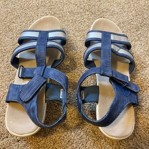 Blue Strappy Sandals